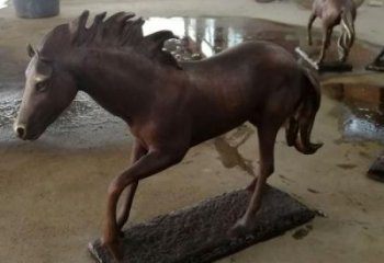 園林奔馬雕塑 風(fēng)景區(qū)仿真雕塑 廣場小品