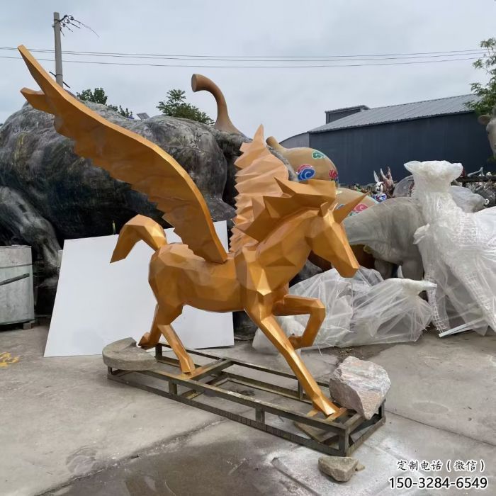 園林飛馬雕塑 城市廣場雕塑 步行街?jǐn)[件 園林飛馬雕塑 城市廣場雕塑 步行街?jǐn)[件