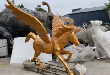 園林飛馬雕塑 城市廣場雕塑 步行街擺件