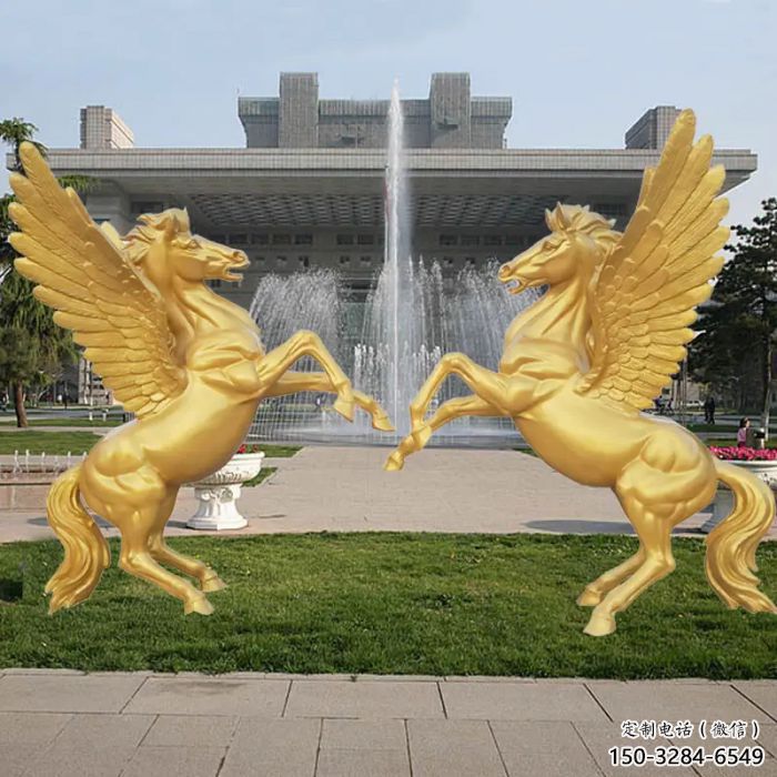 創(chuàng)意金馬雕塑 步行街店門口雕塑 影視劇小品 創(chuàng)意金馬雕塑 步行街店門口雕塑 影視劇小品