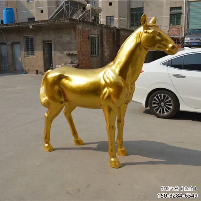 酒店金馬雕塑 庭院仿真雕塑 彩繪小品 酒店金馬雕塑 庭院仿真雕塑 彩繪小品