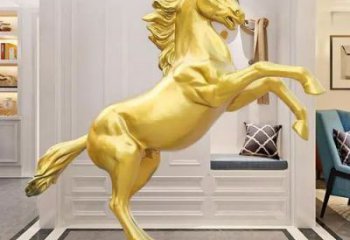 店門口金馬雕塑 創(chuàng)意景觀雕塑 仿真擺件