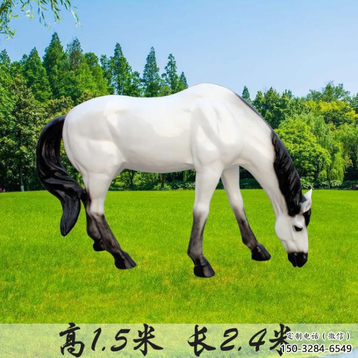 城市白馬雕塑 風景區(qū)彩繪雕塑 抽象擺件 城市白馬雕塑 風景區(qū)彩繪雕塑 抽象擺件