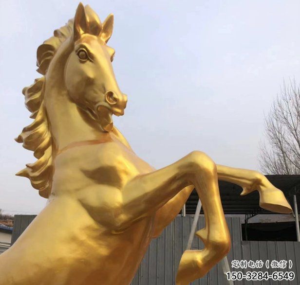 店門口駿馬雕塑 創(chuàng)意景觀雕塑 仿真擺件