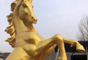 店門口駿馬雕塑 創(chuàng)意景觀雕塑 仿真擺件
