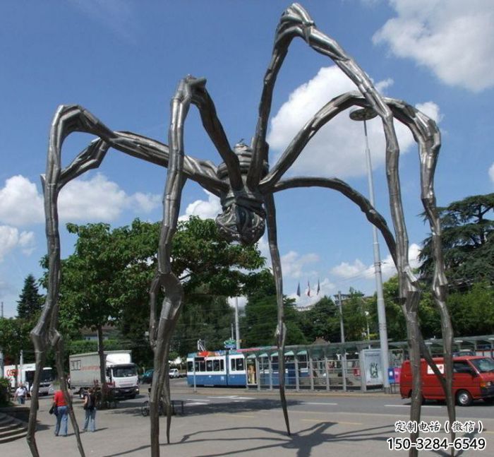 園林蜘蛛雕塑 城市廣場雕塑 步行街?jǐn)[件 園林蜘蛛雕塑 城市廣場雕塑 步行街?jǐn)[件