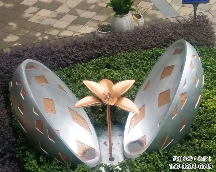 公園花朵雕塑 酒店門(mén)口雕塑 彩繪擺件 公園花朵雕塑 酒店門(mén)口雕塑 彩繪擺件