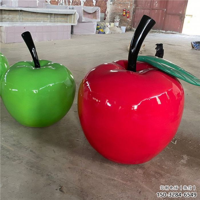 彩繪西紅柿雕塑 仿真雕塑 步行街?jǐn)[件
