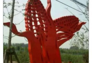 鏤空玉米雕塑 廣場農(nóng)作物雕塑 門口小品