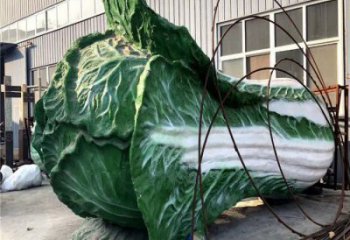 城市白菜雕塑 風(fēng)景區(qū)彩繪雕塑 抽象擺件