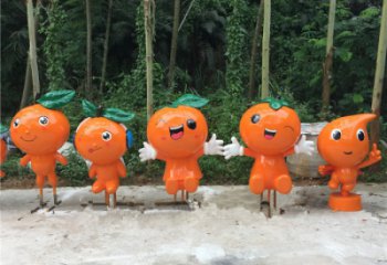 水景橙子雕塑 風(fēng)景區(qū)幾何雕塑 廣場(chǎng)小品