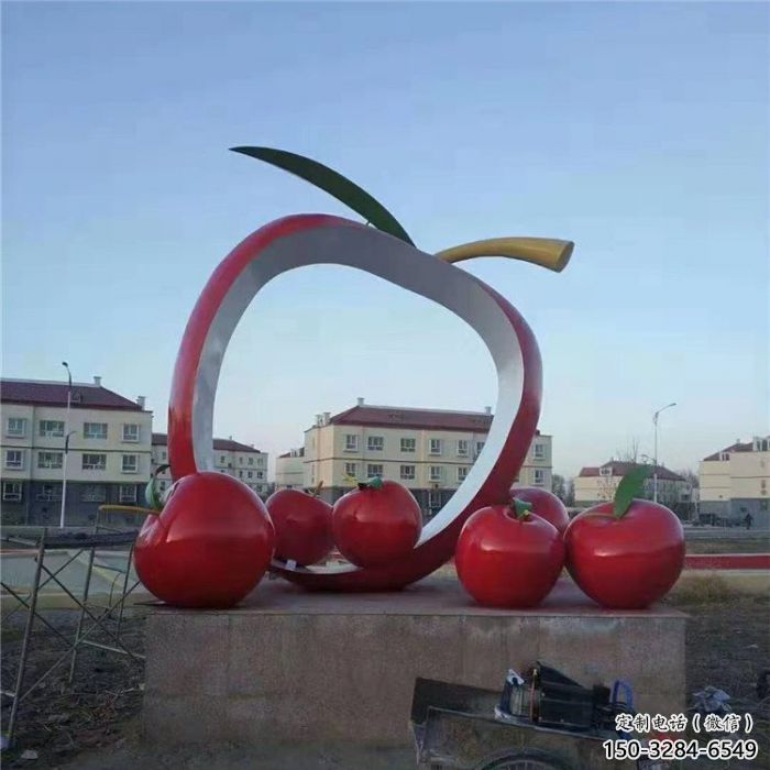 庭院大棗雕塑 城市古銅色雕塑 瓜果小品