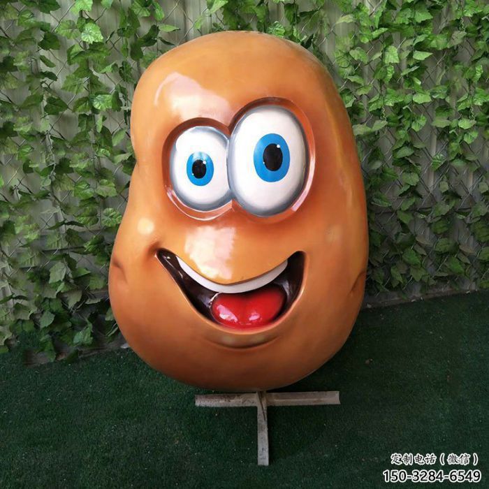 庭院土豆雕塑 城市古銅色雕塑 蔬菜小品