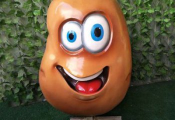 庭院土豆雕塑 城市古銅色雕塑 蔬菜小品