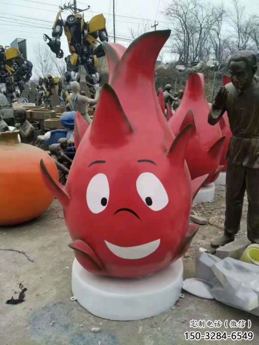 大型火龍果雕塑 商業(yè)街廣場(chǎng)雕塑 古銅色擺件 大型火龍果雕塑 商業(yè)街廣場(chǎng)雕塑 古銅色擺件