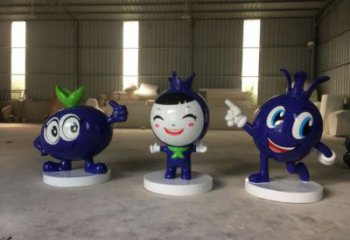 廣場(chǎng)藍(lán)莓雕塑 公園仿真雕塑 抽象擺件