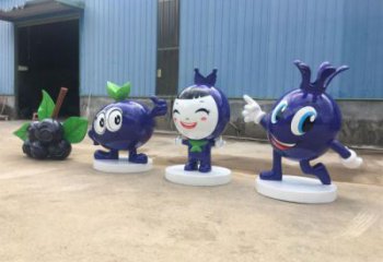 藍莓雕塑 風景區(qū)幾何雕塑 廣場小品