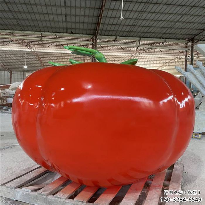 酒店番茄雕塑 庭院仿真雕塑 彩繪小品 酒店番茄雕塑 庭院仿真雕塑 彩繪小品