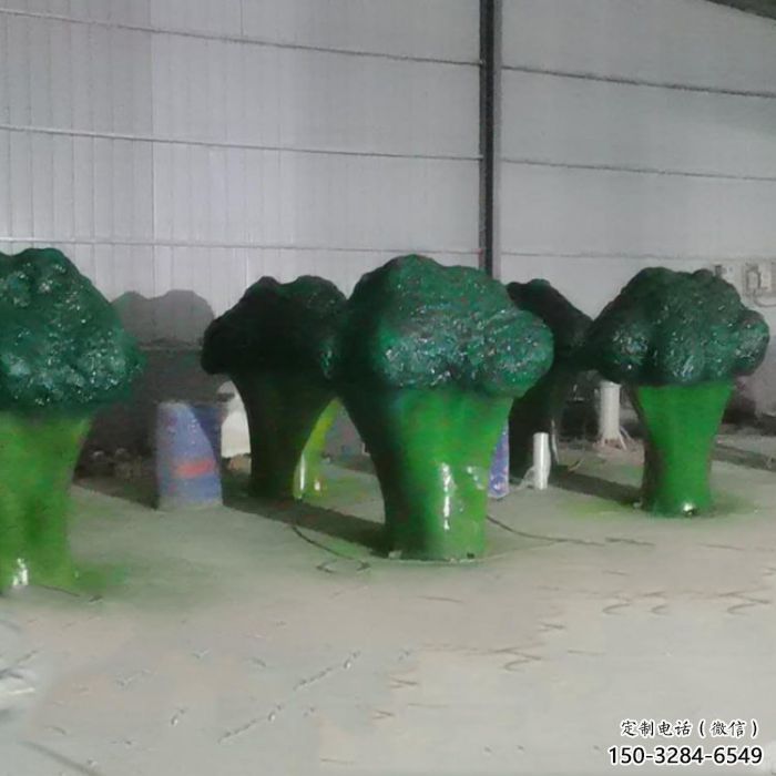 店門口西藍(lán)花雕塑 創(chuàng)意景觀雕塑 仿真擺件