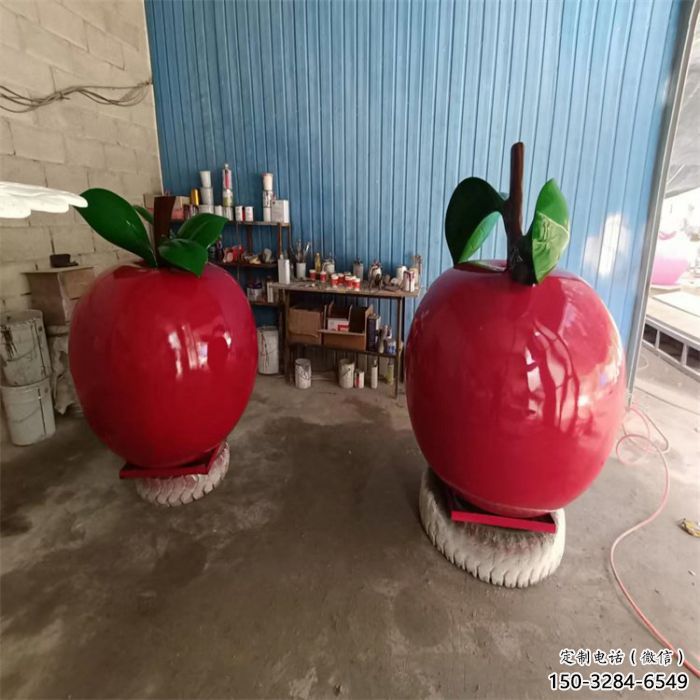 彩繪蘋果雕塑 大型城市雕塑 商業(yè)街?jǐn)[件 彩繪蘋果雕塑 大型城市雕塑 商業(yè)街?jǐn)[件
