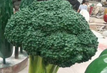 城市西藍花雕塑 風景區(qū)彩繪雕塑 抽象擺件