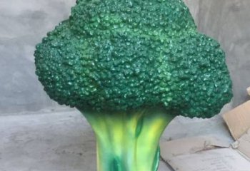 公園西藍花雕塑 酒店門口雕塑 彩繪擺件
