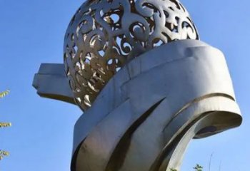 鏤空鴨梨雕塑 廣場(chǎng)水果雕塑 門(mén)口小品