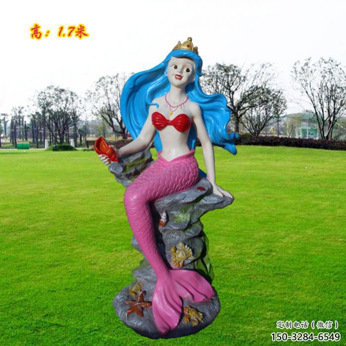 彩繪美人魚雕塑 大型城市雕塑 商業(yè)街擺件 彩繪美人魚雕塑 大型城市雕塑 商業(yè)街擺件