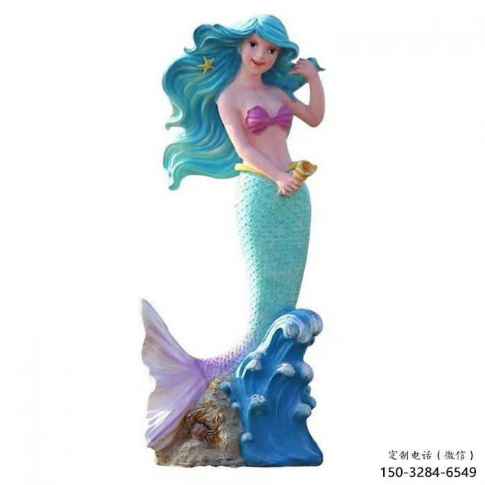 創(chuàng)意美人魚雕塑 步行街店門口雕塑 卡通小品 創(chuàng)意美人魚雕塑 步行街店門口雕塑 卡通小品