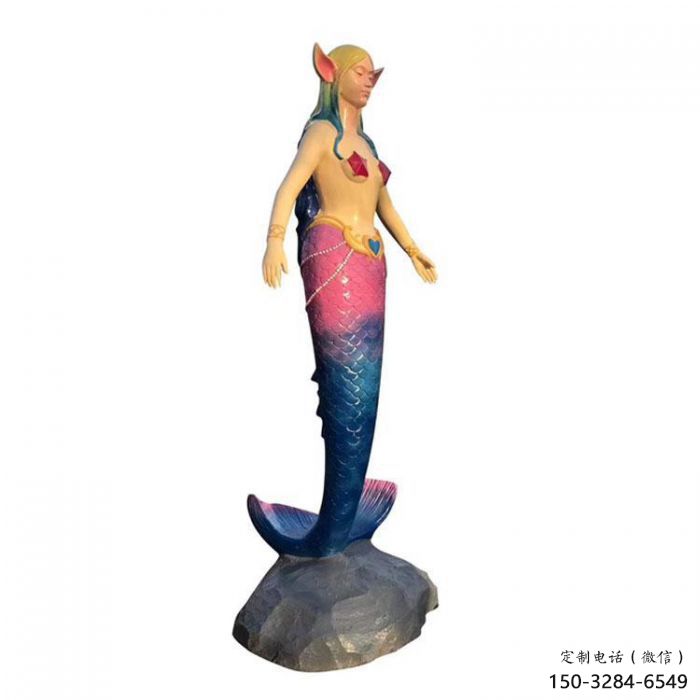 園林美人魚(yú)雕塑 田間彩繪雕塑 動(dòng)漫擺件 園林美人魚(yú)雕塑 田間彩繪雕塑 動(dòng)漫擺件