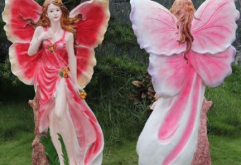 風(fēng)景區(qū)蝴蝶仙子雕塑 售樓處廣場雕塑 仿古擺件