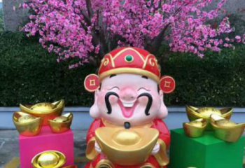 城市小豬佩奇雕塑 風景區(qū)彩繪雕塑 抽象擺件