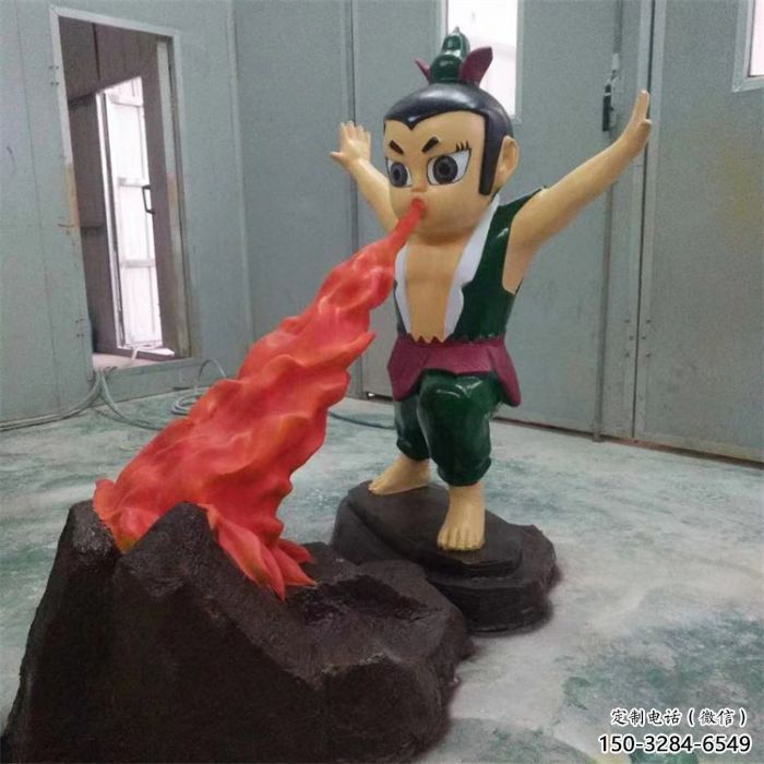 幾何葫蘆娃雕塑 庭院卡通雕塑 彩繪擺件