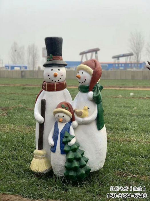 卡通雪人雕塑 店門口園林雕塑 動漫小品 卡通雪人雕塑 店門口園林雕塑 動漫小品