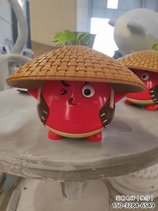 大型公仔雕塑 商業(yè)街廣場(chǎng)雕塑 彩繪擺件