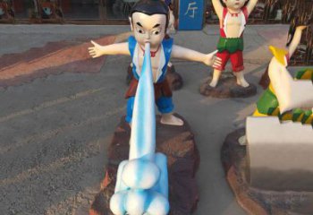 大型葫蘆娃雕塑 步行街卡通雕塑 動漫擺件