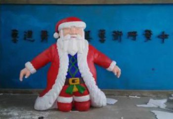 大型圣誕老人雕塑 門口創(chuàng)意雕塑 售樓處小品