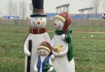 卡通雪人雕塑 店門口園林雕塑 動(dòng)漫小品