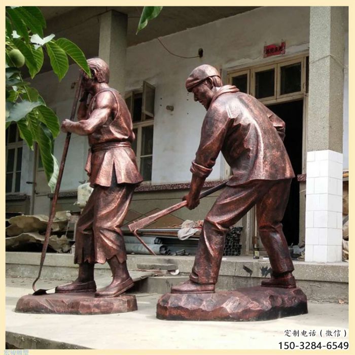 創(chuàng)意農(nóng)夫雕塑 步行街店門口雕塑 創(chuàng)意農(nóng)夫雕塑 步行街店門口雕塑
