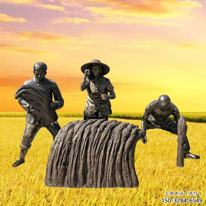 生產(chǎn)農(nóng)夫雕塑 田間農(nóng)耕雕塑 民俗擺件 生產(chǎn)農(nóng)夫雕塑 田間農(nóng)耕雕塑 民俗擺件