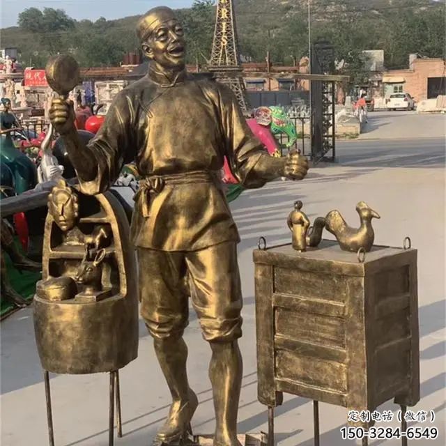 彩繪商販雕塑 民俗雕塑 步行街?jǐn)[件 彩繪商販雕塑 民俗雕塑 步行街?jǐn)[件