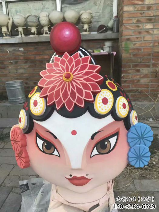彩繪戲曲雕塑 大型城市雕塑 商業(yè)街?jǐn)[件 彩繪戲曲雕塑 大型城市雕塑 商業(yè)街?jǐn)[件