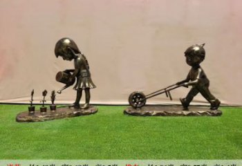 抽象推車雕塑 店門口彩繪雕塑 步行街?jǐn)[件