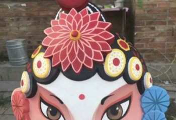 彩繪戲曲雕塑 大型城市雕塑 商業(yè)街?jǐn)[件