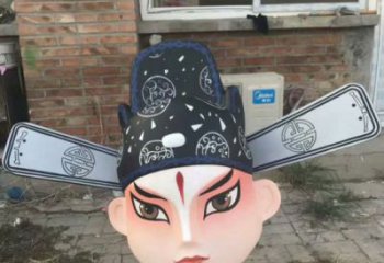城市戲曲雕塑 風(fēng)景區(qū)彩繪雕塑 抽象擺件