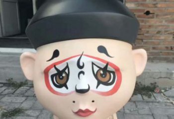 創(chuàng)意戲曲雕塑 步行街店門口雕塑 民俗小品