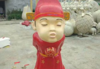 民俗戲曲雕塑 店門口園林雕塑 彩繪小品