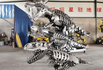 公園機(jī)器人雕塑 酒店門口雕塑 彩繪擺件