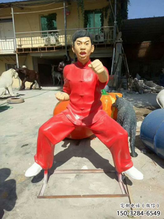 田間太極拳雕塑 彩繪民俗雕塑 園林?jǐn)[件 田間太極拳雕塑 彩繪民俗雕塑 園林?jǐn)[件