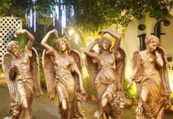 彩繪四季女神雕塑 民俗雕塑 步行街?jǐn)[件